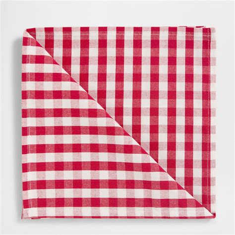 Gingham check cotton napkins (set of 2) | Cotton tablecloths, Gingham check, Gingham