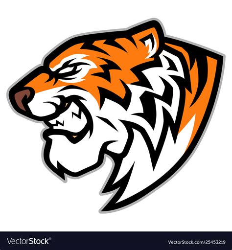 Tiger Mascot Clipart Transparent Png Hd Tiger Head Mascot Off