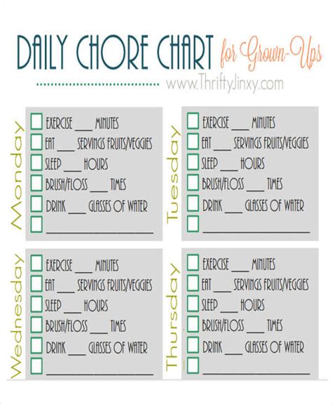 Free 48 Printable Chart Templates In Ms Word Pdf Excel