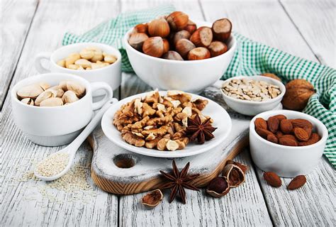 Food Nut Almond Hazelnut Peanut Still Life Walnut Hd Wallpaper