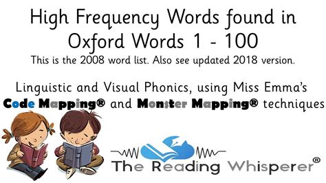 Oxford Wordlist First 100 High Frequency Words Speedy Sight Words