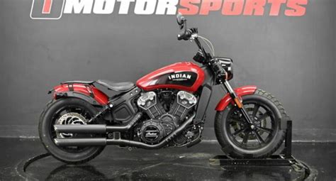 2018 Indian Motorcycle Scout Bobber Red Custom Cafe Racer Motorcycles