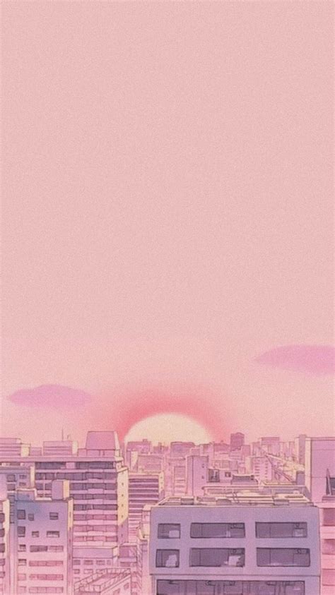 90s Pink Anime Aesthetic Desktop Wallpaper Pink Aesthetic 90s Anime