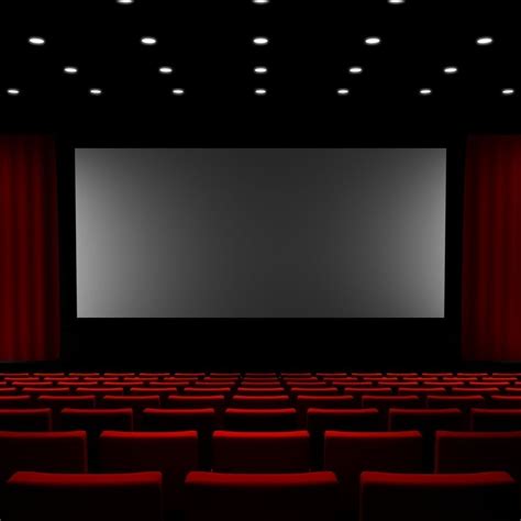 Movie Theater With Screen