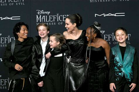 Angelina jolie has had the full support of her family during the maleficent: Angelina Jolie's kids join her on 'Maleficent: Mistress of ...
