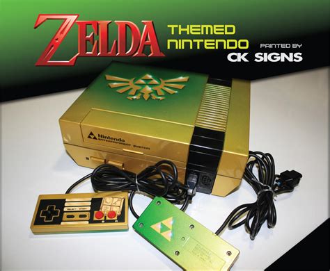 Custom Airbrushed Painted Zelda Nes By Cksigns On Deviantart