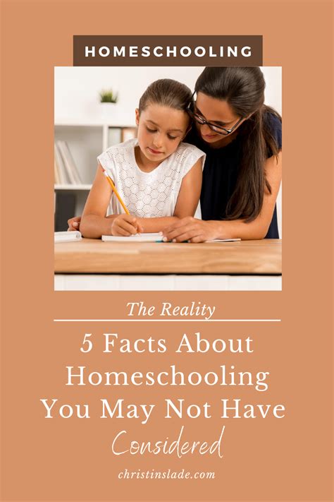 5 Facts About Homeschooling You May Not Have Considered — Christin
