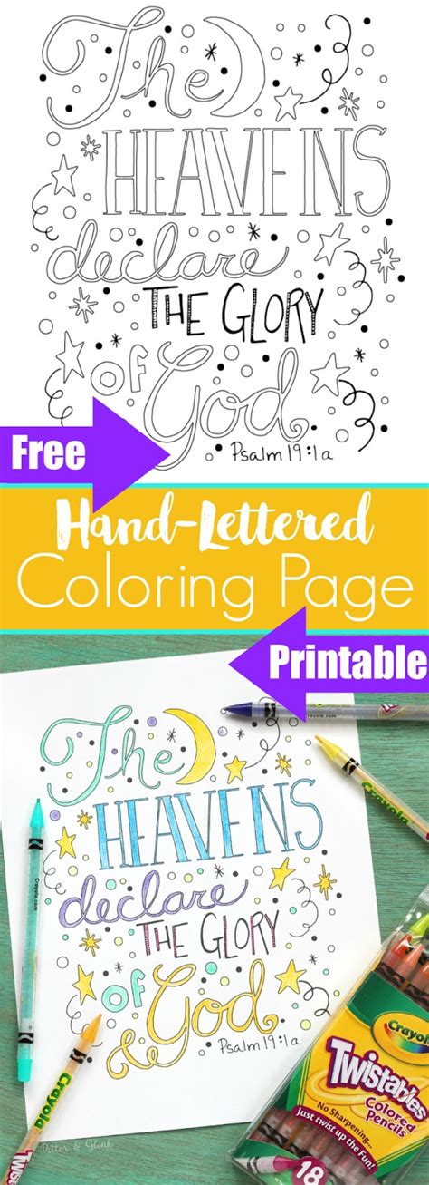 They are in the pdf format, so you will need a pdf viewer to access the files. PitterAndGlink: Free Hand-Lettered Bible Verse Coloring ...