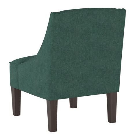 Miller is about modern form and livable style. Contemporary Conifer Green Swoop Arm Chair in 2020 ...