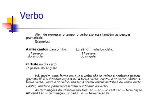 Verbo De Estado E Ação