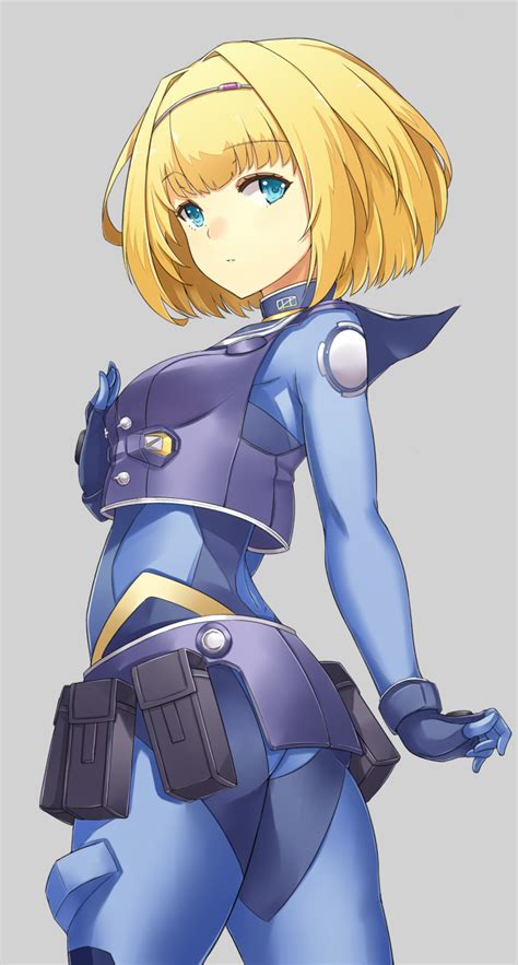 asya milinda brantini heavy object highres 10s 1girl ass blonde hair blue eyes blue