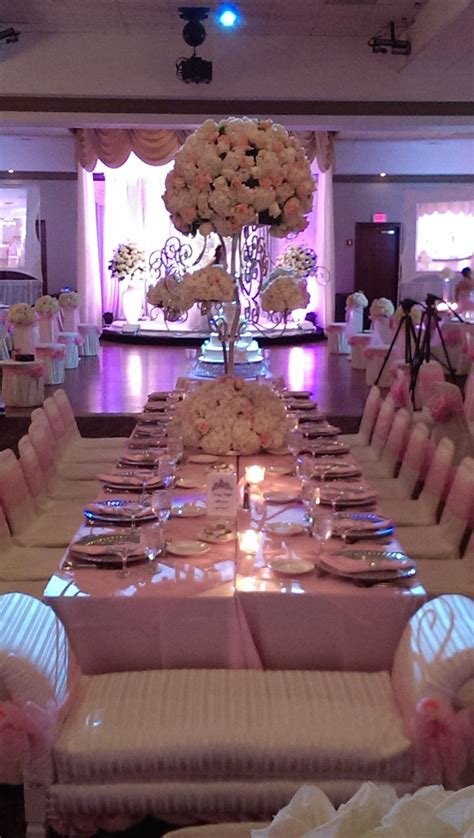 A stylish sweet 16 table setup [ BookingEntertainment.com ... See more party ideas and share yours at.