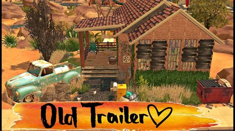 Speed Build Old Trailer Cc The Sims 4⋆ Youtube