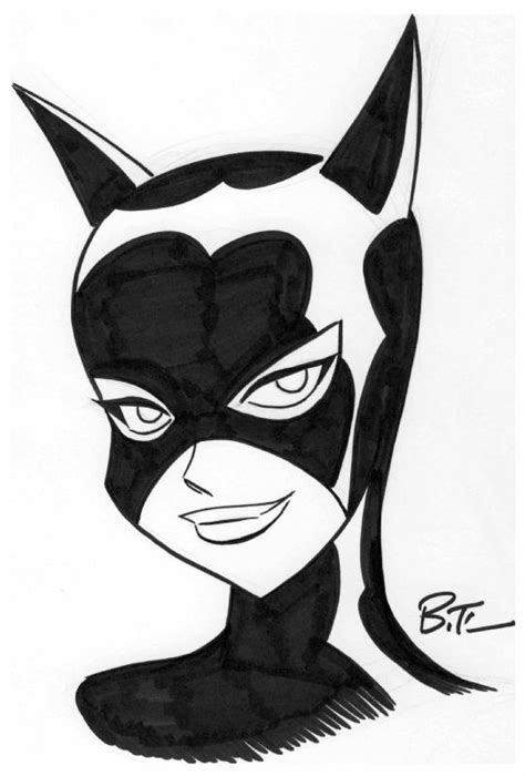 Catwoman By Bruce Timm Catwoman Drawing Batman Drawing Comic Art