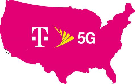 Sprint T Mobile Nationwide 5g Coverage Map By Chrissalinas35 On Deviantart