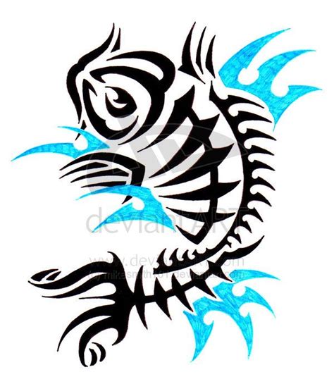 Tribal Koi Fish Tattoo Designs