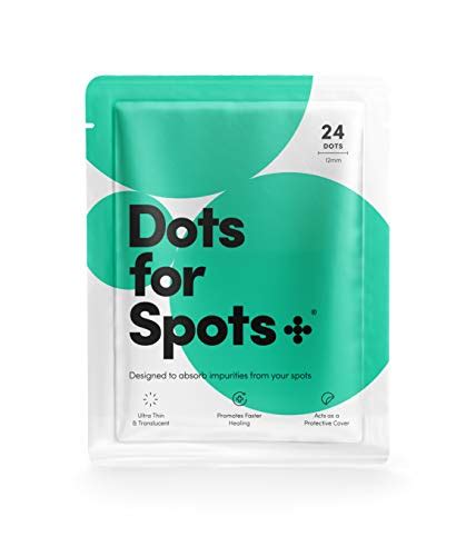 Dots For Spots Acne Patches Pack Of 24 Translucent Hydrocolloid