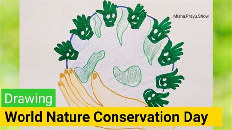 World Nature Conservation Day Poster Drawing July 28 Poster On