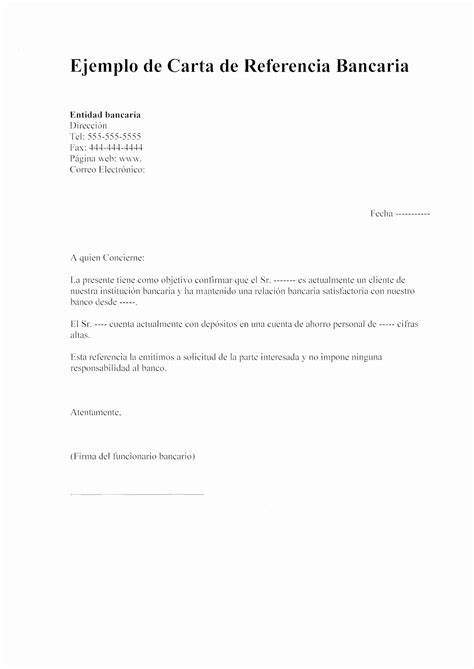 Carta De Referencia Simples