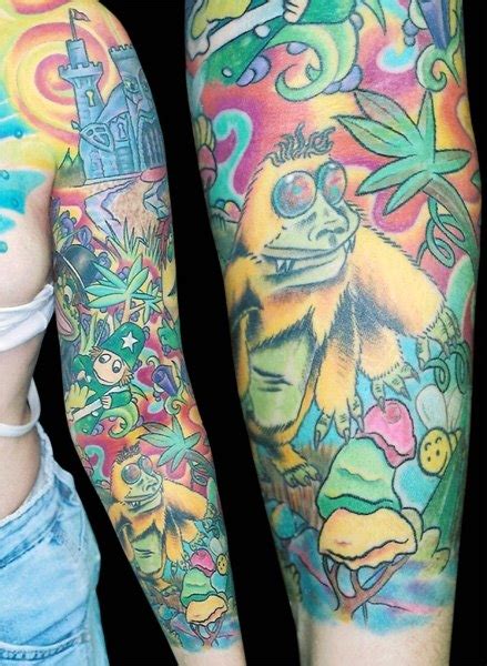 50 Trippy Psychedelic Tattoos