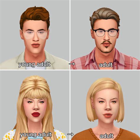 Aging Gracefully Here Are Some Sims Im Really Proud Of As Both Young
