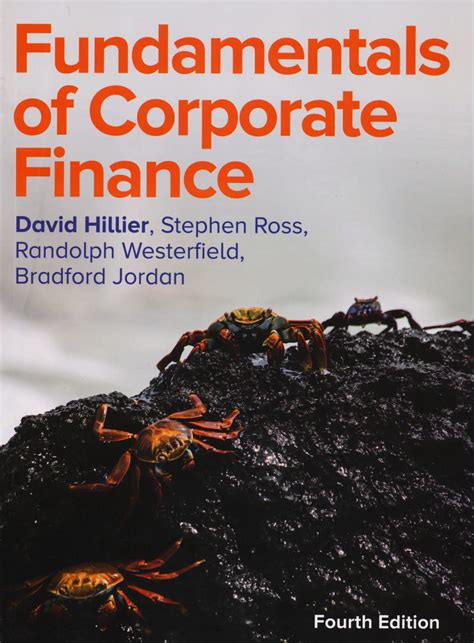 Fundamentals Of Corporate Finance 4e Uk Hillier David