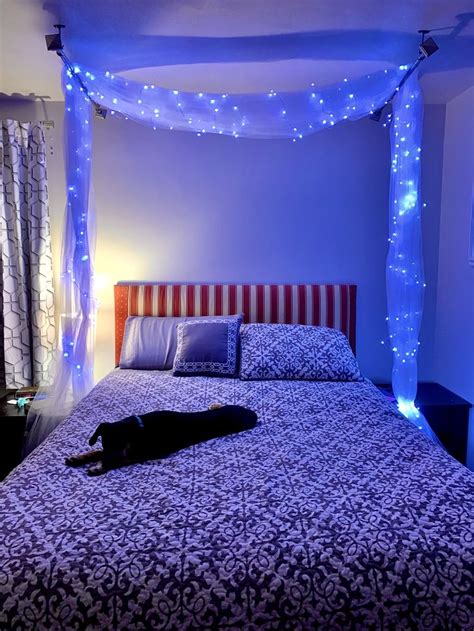 Half canopy bed, Gorgeous on a Budget! in 2020 | Bedroom wall designs