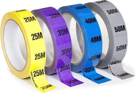 Le Mark 24mmx33m Identi Tak Cable Length Id Tape Mixed