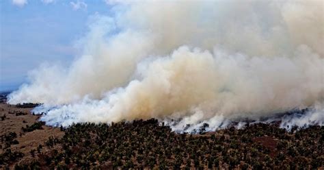 Huge Wildfire Burning Amid Drought On Hawaiis Big Island