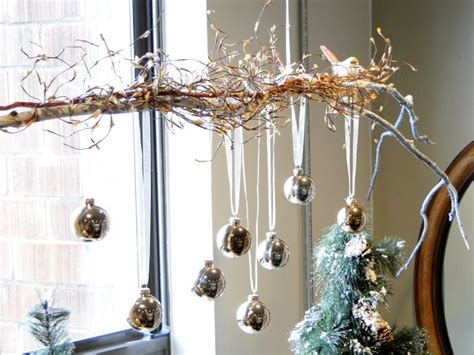How To Make A Hanging Christmas Branch Adornos Navideños Hacer