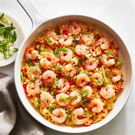 One Pan Garlicky Shrimp And Rice Recipe Eatingwell