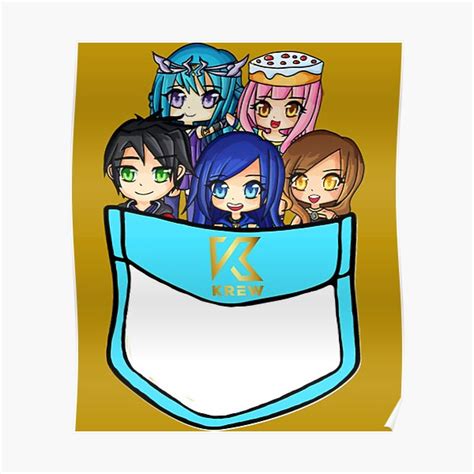 Itsfunneh And The Krew Gacha Girl In Your Pocket Poster For Sale By