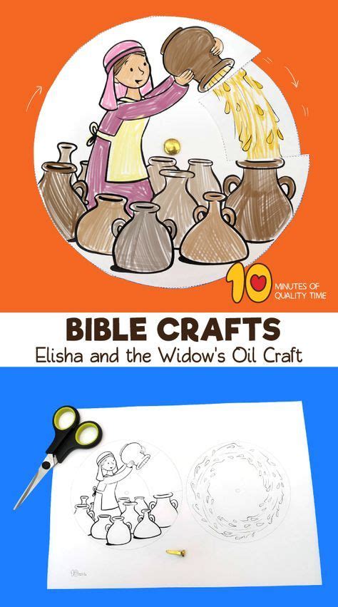 Elisha And The Widows Oil Craft Sunday School Crafts For Kids Bible