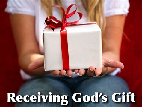 I gift my mailman cash. Receiving God's Gift