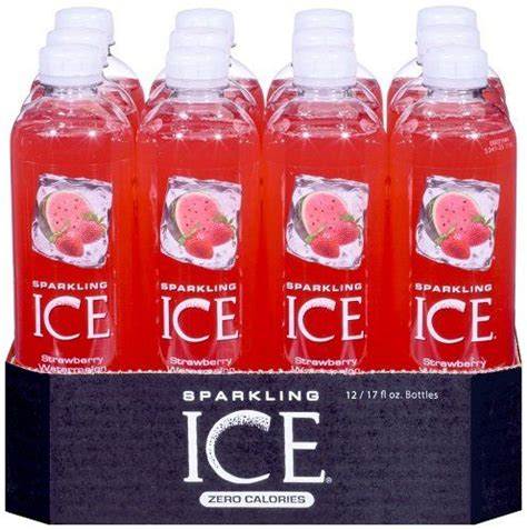 Sparkling Ice Strawberry Watermelon 17 Ounce Bottles Pa