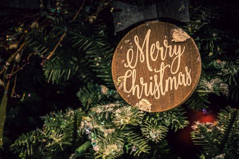 Merry Christmas Sign · Free Stock Photo