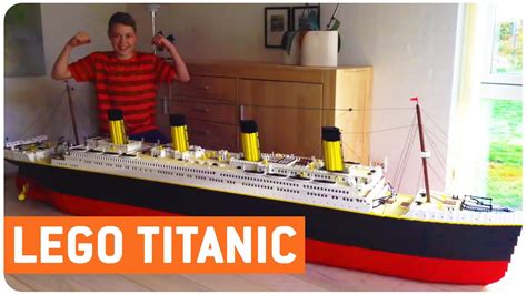Lego Titanic Display Case