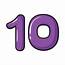 10 Ten Number Png Images Transparent Background Free Download  Proofmart
