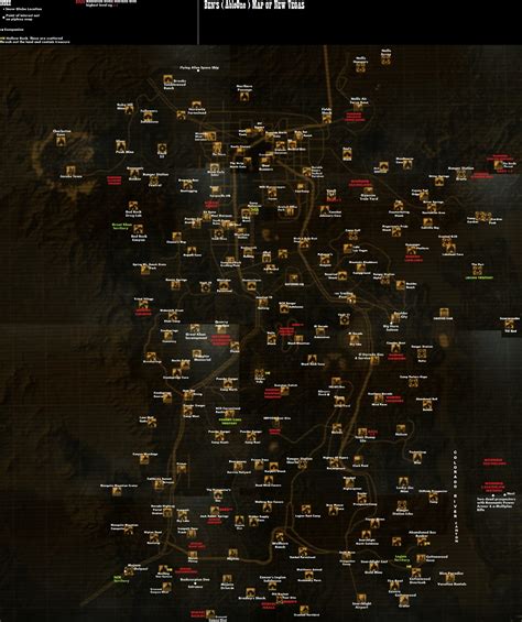 Fallout New Vegas Map All Locations Caqwevids