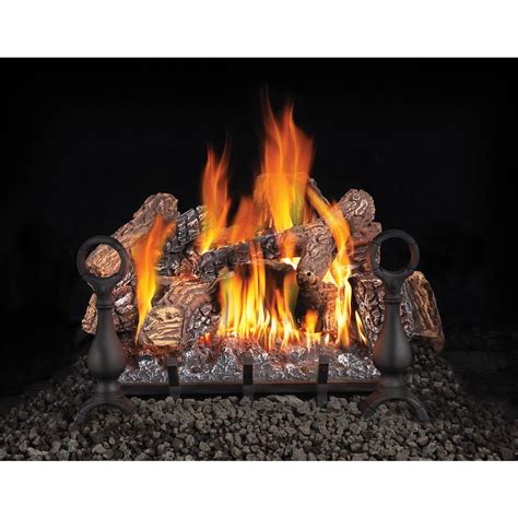 Find fireplace logs at wayfair. NAPOLEON 18 in. Vented Natural Gas Log Set with Electronic ...