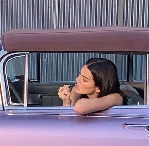 Shes Far Out On Instagram Kendall Jenners Purple Dream Kendall
