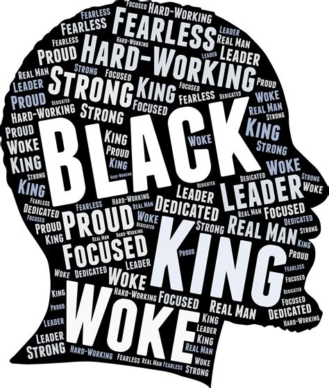 Woke Black King Word Art Great T For A Strong Black Man American