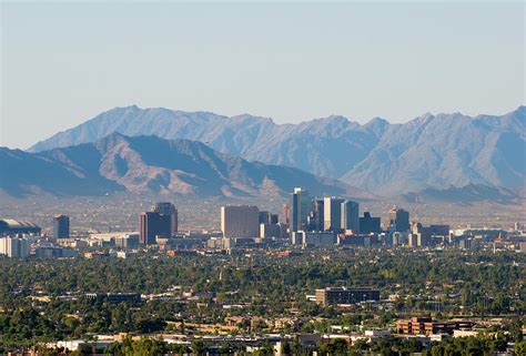 The Skyline Of Downtown Phoenix Arizona Photograph By Davel5957