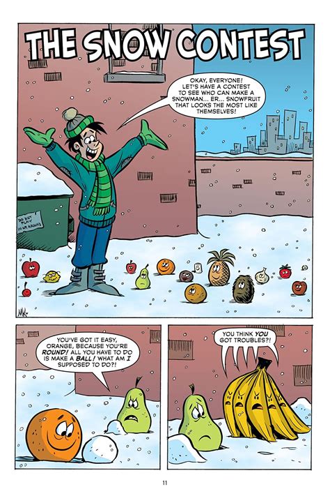 Comic Bananas The Snow Contest Annoying Orange Wiki Fandom