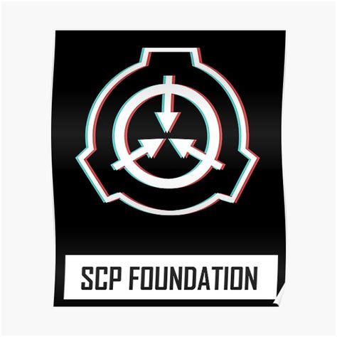 The Scp Foundation Poster By Rebellion 10 Redbubble