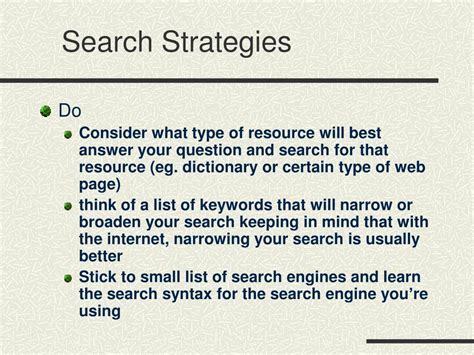 Ppt Basic Internet Search Techniques Powerpoint Presentation Free