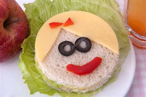 Funny Sandwich For A Child — Stock Photo © Photkas 22879808