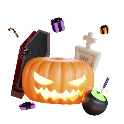 3d Halloween Icon Illustration 12074874 Png