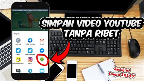 Simpan video youtube ke galeri dengan aplikasi tanpa iklan - YouTube