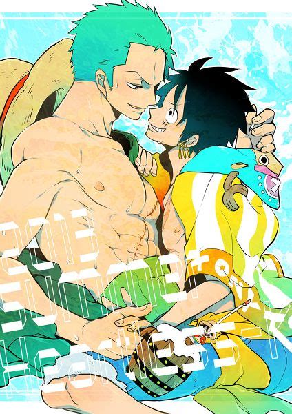 Zoro X Luffy Luffy Zoro Anime